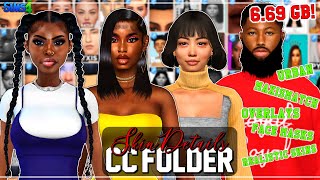 800  ITEMS SKIN amp SKIN DETAILS CC FOLDER Realistic Urban Maxismatch amp More  The Sims 4 [upl. by Etnoj955]