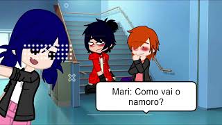 •\\ F R I E N D S •  Meme  🖤Marcaniel🧡 Miraculous ft Marinette Marc e Nathaniel [upl. by Sigvard]