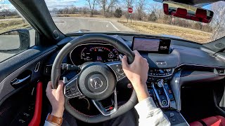 2024 Acura TLX Type S  POV Test Drive Binaural Audio [upl. by Cestar]