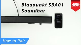 Blaupunkt SBA01 Soundbar  How to Pair [upl. by Norok]