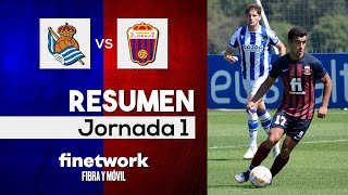 Resumen de Real Sociedad B  CD Eldense 20 [upl. by Hars190]