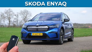 Skoda Enyaq 85 Sportline 2024  POV review  0100 kmh Acceleration  Walkaround [upl. by Nyleimaj]