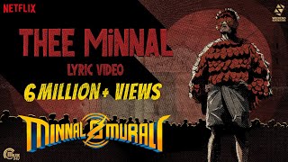 Thee Minnal Lyric Video  Minnal Murali  Tovino Thomas  Basil Joseph  Sushin Shyam  Sophia Paul [upl. by Skvorak]