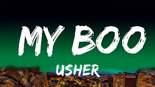 Usher  My Boo ft Alicia Keys Lyrics [upl. by Akimert921]