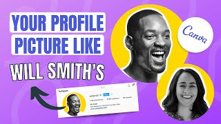 How to Create a Cool Profile Picture in Canva 😎 [upl. by Deer]