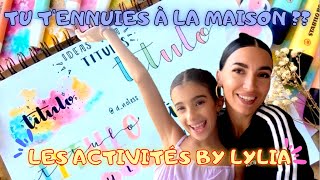 ACTIVITES MANUELLES BY LYLIA 🖍️✏️ [upl. by Nonnel519]