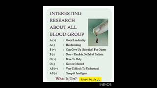 Research  Blood Group shorts trending viral mustaheed knowledge channel [upl. by Salamanca382]