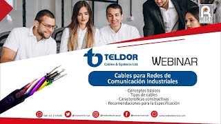 Webinar Teldor Cables para redes de Comunicación industrial [upl. by Kerk]