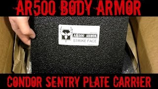 AR500 lvl 3 amp Condor Sentry Plate Carrier [upl. by Crow]