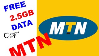 How to get free data bundle on mtn  free Mtn data in ghana [upl. by Mureil]