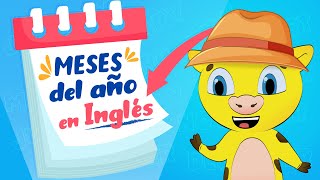 Meses del Año en Inglés  Los Meses del Año en Inglés para Niños [upl. by Etiuqal687]