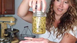 GREEN BEAN CANNING SECRET TIPS HOW I DO IT OAG [upl. by Gurtner677]