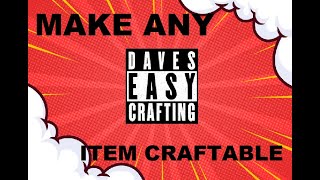 How To Make Your Own Craft able Items dayz [upl. by Woodall]