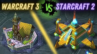 StarCraft 2 Vs Warcraft 3 Protoss Versus The Alliance Modded SC2 Cast [upl. by Yelak213]