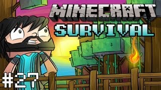 Minecraft Survival  Part 27  Fluffys New Digs [upl. by Ericksen851]