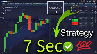 7 Second Strategy Pocket Option Working Strategy best binary strategy [upl. by Akcinehs952]