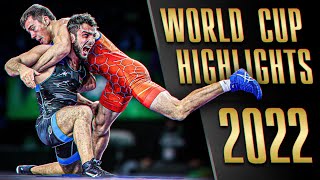 World cup 2022 highlights  WRESTLING [upl. by Ybanrab]