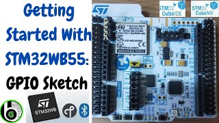 Getting Started With STM32WB55 BLE Module  LED BLINKING Using STM32WBCube [upl. by Latoyia918]