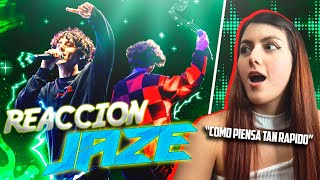 Venezolana reacciona a JAZE y al FREESTYLE por primera vez 😳queda impactada😳 [upl. by Ahsaf]