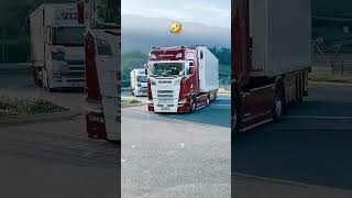 😅 truck scania lkw camion funny memes hgv lorry [upl. by Ilyssa]