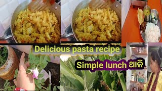 Delicious Pasta Recipe Simple Launch ଥାଳି  daily vlog daily life style content 😘🥰😍😍 [upl. by Wakeen]