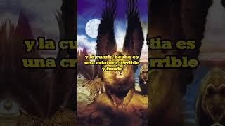 las 4 bestias de daniel en la biblia  MITOS BIBLICOS biblia [upl. by Annaek]