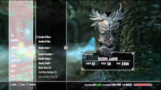 Skyrim Atronach Forge  Daedric Armor amp Weapons No Smithing [upl. by Gunther]