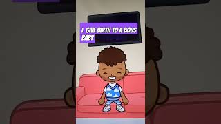 I give birth to a boss baby😰 tocabocafamilyroleplay [upl. by Macmahon426]