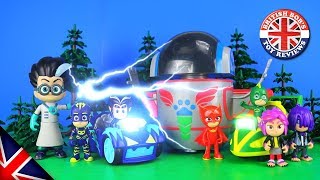 PJ Robot Wolfy Kids amp PJ Mask Speed Booster Toy Review amp Adventure [upl. by Andreas]