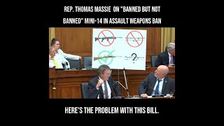 Rep Thomas Massie on quotBanned but Not Bannedquot Mini14 in Assault Weapons Ban  72022 [upl. by Nytsirt]