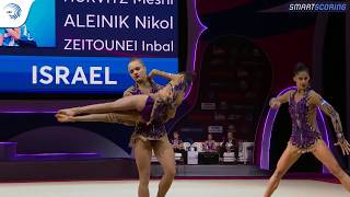 Womens group Israel  2019 junior European Champions allaround [upl. by Ardaed]