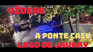 VÍDEOS da ponte que caiu no lago de Javary Miguel pereira RJ tragédia [upl. by Etnemelc]