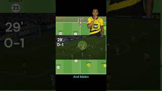 Malens goal against RealMadrid after Guirassys great pass championsleague borussiadortmund [upl. by Nussbaum89]