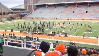 Edwardsville High School field show quotOne Wild Ridequot at U of I 20141018 [upl. by Lugar743]