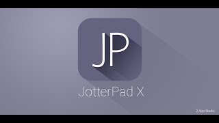 JotterPad X es un editor de texto minimalista HD  tutorial en español [upl. by Hgiel784]