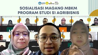 Sosialisasi MBKM Program Studi S1 Agribisnis 20232024 [upl. by Oralla]