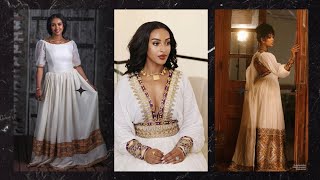 Ethiopian Traditional Dress ሀበሻ ቀሚስ [upl. by Naugal]