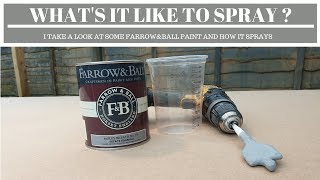 How much to thin FarrowampBall paint how good is it [upl. by Harbison]