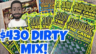 😁 I SPENT 430 ON LOTTERY MULTIPLIER SERIES SCRATCH OFF TICKETS scratchers [upl. by Aniret]