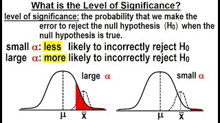 Statistics Ch 9 Hypothesis Testing 6 of 35 What is the Level of Significance [upl. by Ronoel]