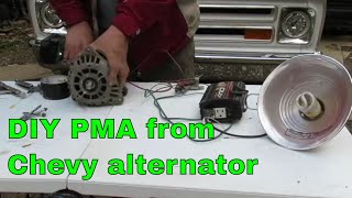 Converting an Alternator to a PMA [upl. by Tnarb137]