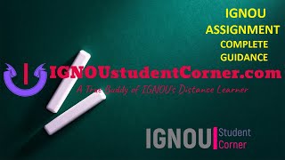 IGNOU Assignment – Complete Guidelines for ALL Programmes  Assignment  What How When Where [upl. by Euqinay]