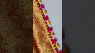 Simple krosha kuchu designs kroshakuchu letest youtubeshorts Madhurisareekuchu [upl. by Marino188]