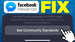 How To Fix Community Standards Facebook Messenger 2024 [upl. by Ekle]