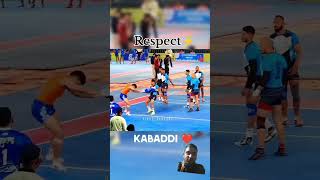 Respect all players 🥺🙏  kabaddi bestplayer respect players subscribemychannel viralshorts [upl. by Aiset652]