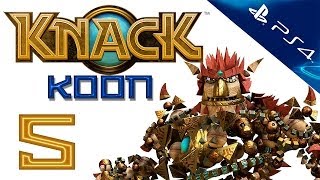 Knack  Прохождение игры на русском  Кооператив 5 PS4 Нэк [upl. by Yrruc]