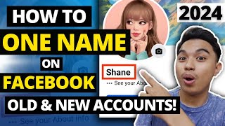 HOW TO ONE NAME ON FACEBOOK 2024 l ONE NAME ON FACEBOOK 2024 l HOW TO CHANGE NAME ON FACEBOOK 2024 [upl. by Nataniel]