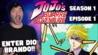 FROM RAGS TO RICHES  JOJOS BIZARRE ADVENTURE  Episode 1  Season 1  First Time Reaction [upl. by Hewes]