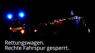 A1  Unfall auf der A1 zwischen Heidenau und Sittensen 29092013 [upl. by Richmond]