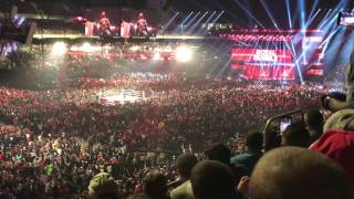 Royal Rumble 2017 John Cena and AJ Styles live [upl. by Nellda437]